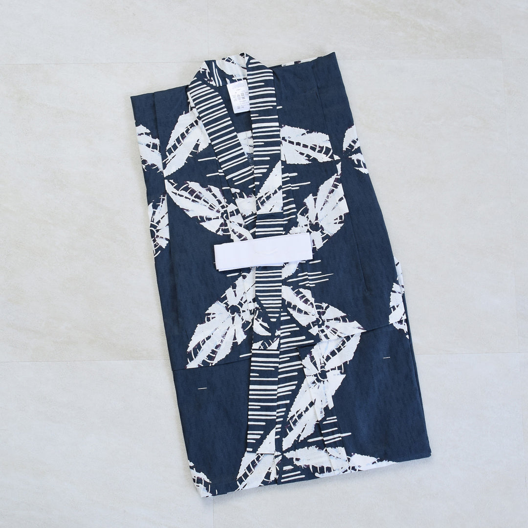 utatane kids 高級変わり織 子供浴衣3点セット（ゆかた・帯・下駄