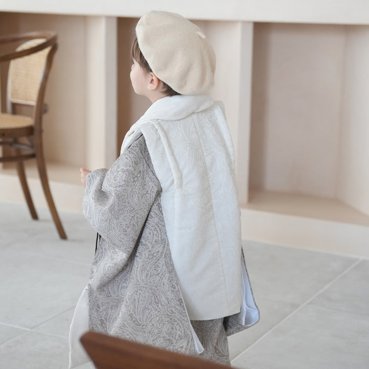 七五三 3歳 男の子 utatane 被布セット 子供 kids 三つ身 お祝い着