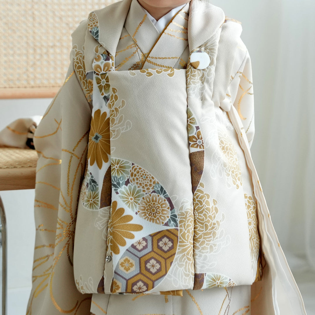 ひよこ商店　七五三　三歳男の子　着物　被布 レンタル】七五三 3歳 男の子 ひよこ商店 被布セット 子供 kids