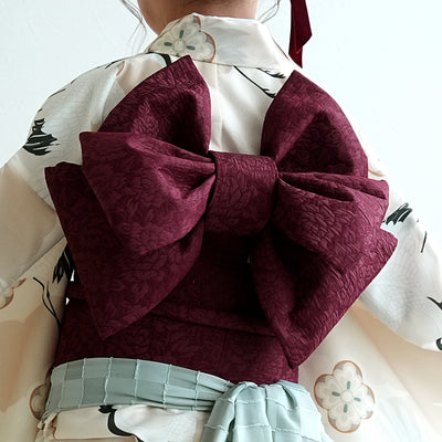 【七五三着物 7歳 女の子 着物セット】販売品 四つ身 エクリュベージュ吉祥鶴 ひよこ商店（6728613700）