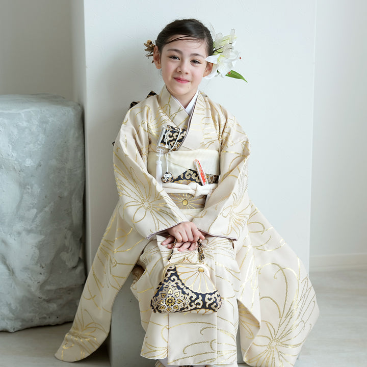 美品♡短時間着用　七五三女の子着物セット♡ 楽天市場】七五三 着物 3歳 2歳 被布 セット 女の子 フルセット