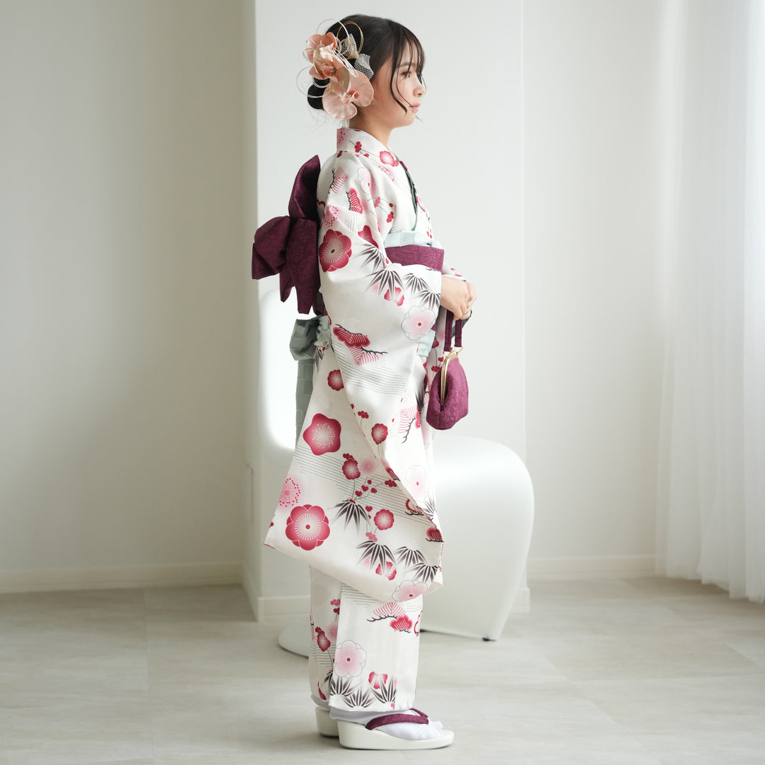 季節外セール8/18迄　振袖6点セット　正絹♥お得品・極美品♥成人式　前撮り ギャル振袖ブランド[HANABI]｜Photo Studio PARC
