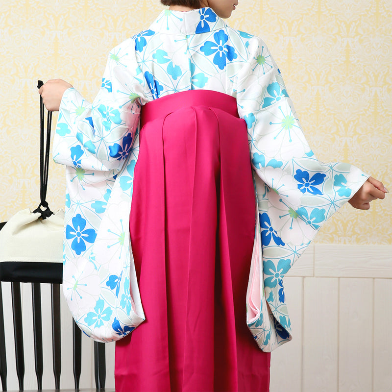 【リサイクル袴】袴 単品 販売品 中古 USED ピンク 袴87cm（身長145-152cm）ジュニア 卒業式 低身長コーデ ひよこ商店 （6838627400）【中古販売】
