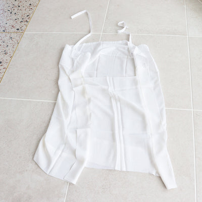 裾除け 東スカート ベンベルグ 抗菌防臭加工 LLサイズ 裾よけ 和装下着 ホワイト レディース 日本製  （7725604100）
