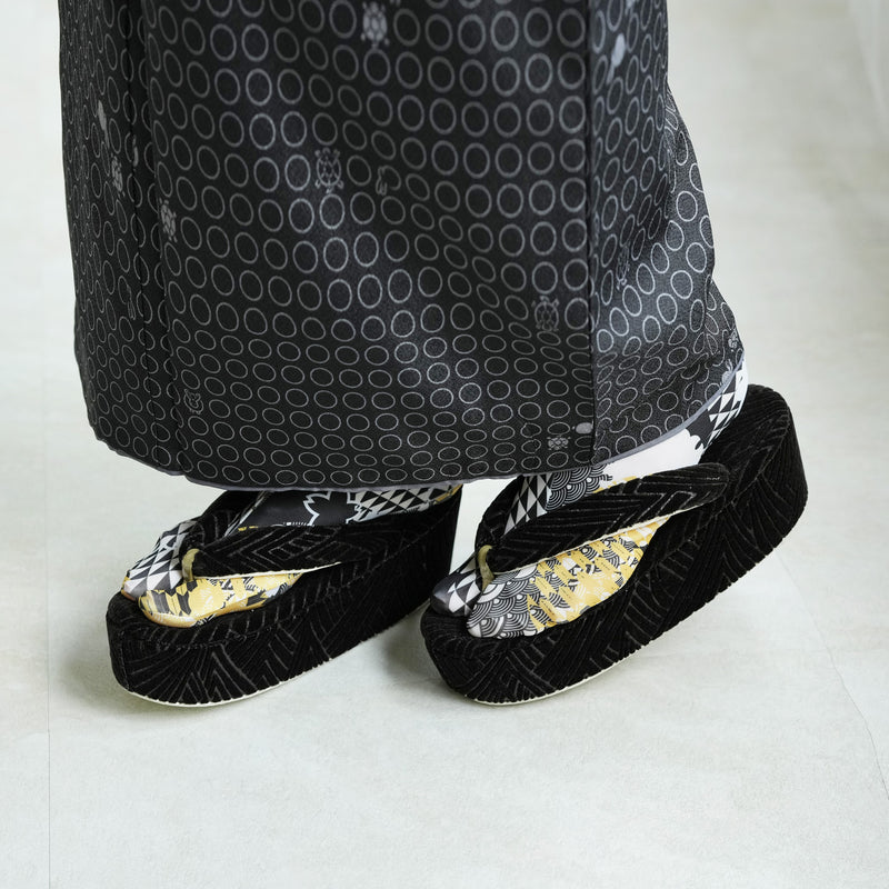 【ソックス足袋 単品】ストレッチ 日本製 フリーサイズ 靴下タイプ 口ゴム 和柄  こはぜ無し カジュアル（7787632401） 【取り寄せ品】