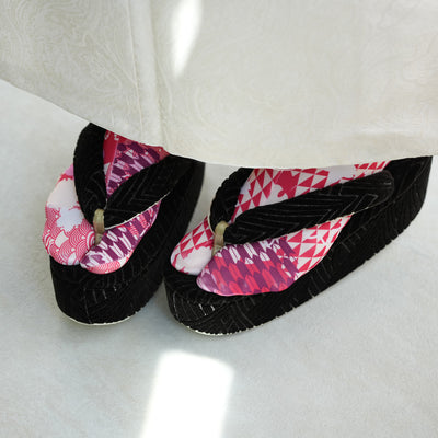 【ソックス足袋 単品】ストレッチ 日本製 フリーサイズ 靴下タイプ 口ゴム 和柄  こはぜ無し カジュアル（7787632401） 【取り寄せ品】