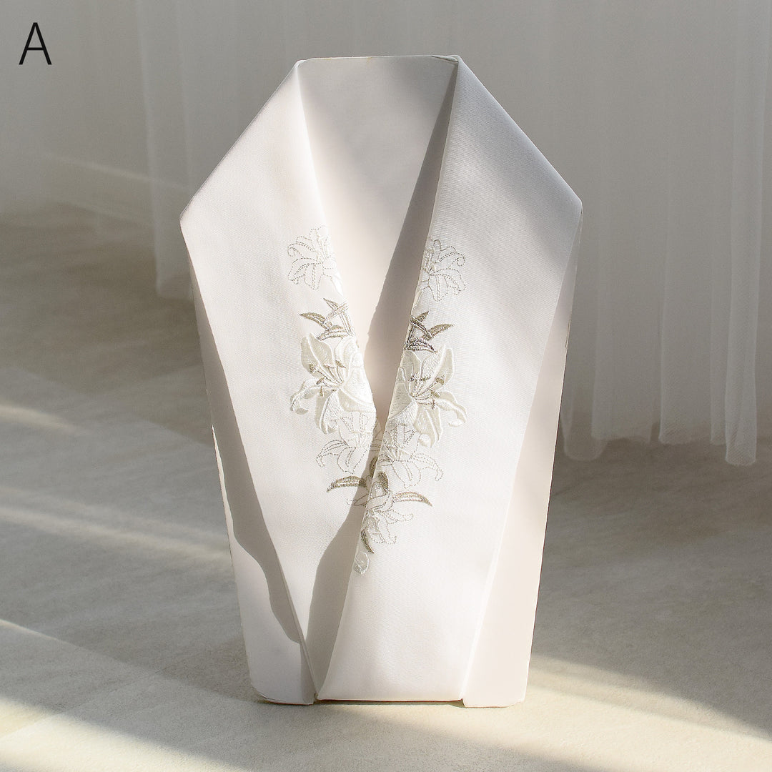 yurimama 様✨豪華な花々デザイン　高級刺繍半襟✨少々訳あり　日本製　新品 刺繍半襟 桜花づめ （06）｜京都の着物和装小物 ゑり正