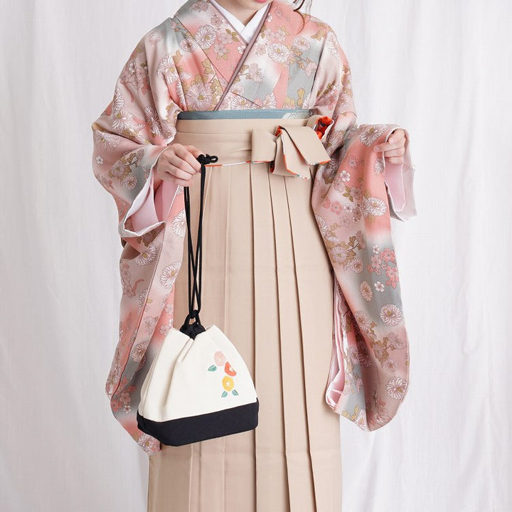 レンタル品】ひよこ商店 2尺袖 袴 17点セット 91-99cm レトロ