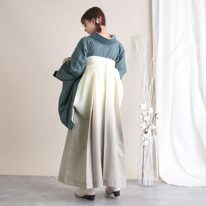 レンタル品】utatane 2尺袖 袴 17点セット 91cm レトロモダン系