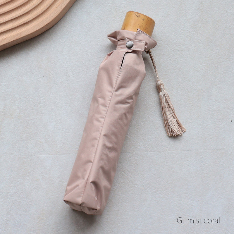 日傘 完全遮光 100％遮光 折りたたみ 50cm コンパクト（2512622501）【キットB】