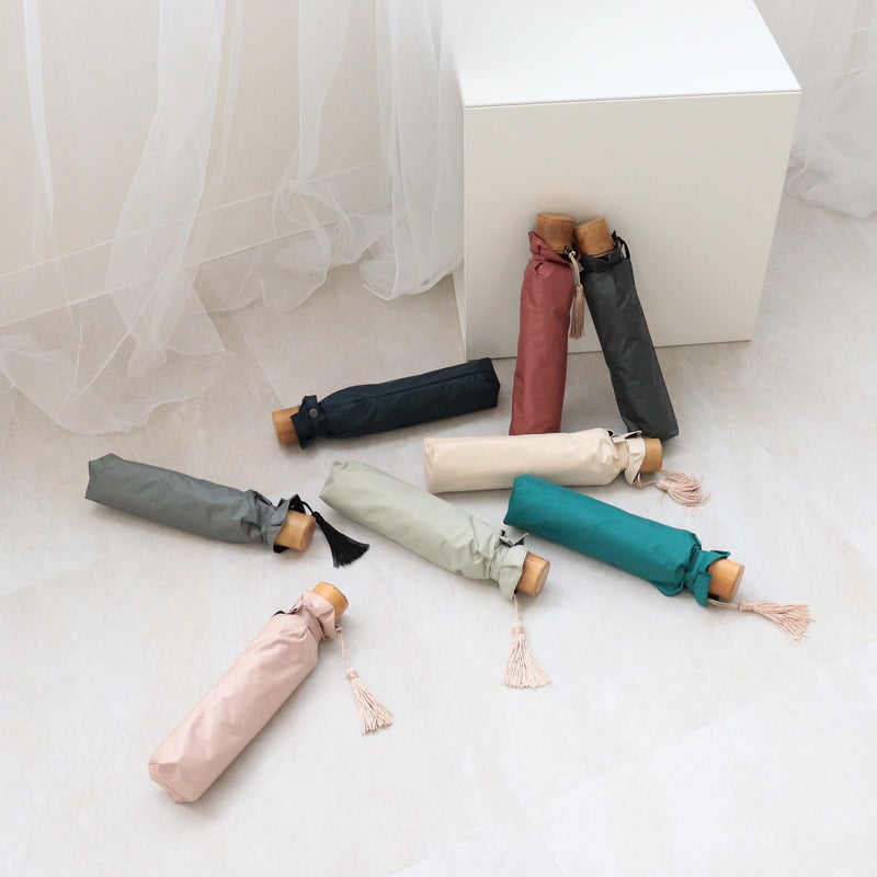 日傘 完全遮光 100％遮光 折りたたみ 50cm コンパクト（2512622501）【キットB】