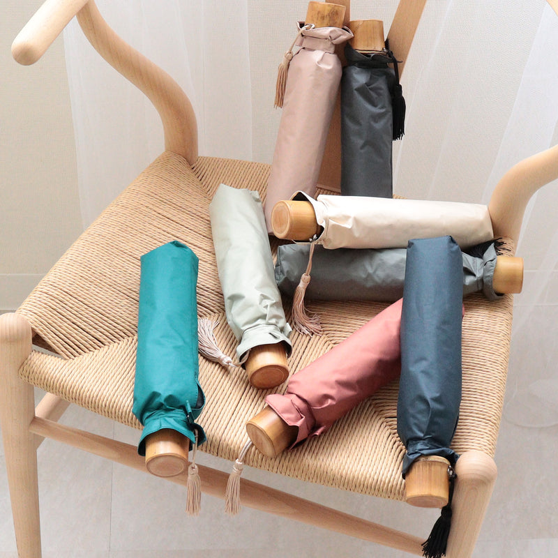 日傘 完全遮光 100％遮光 折りたたみ 50cm コンパクト（2512622501）【キットB】