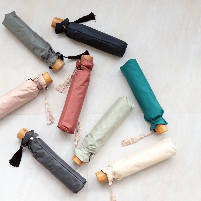 日傘 完全遮光 100％遮光 折りたたみ 50cm コンパクト（2512622501）【キットB】