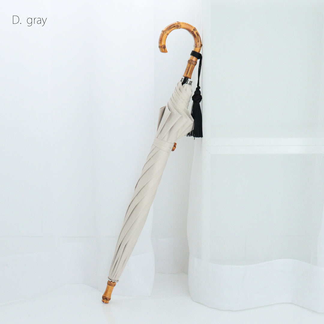 【新品未開封】ウタタネ　日傘　いぬハンドル　長傘　グレー 新品未開封】ウタタネ 日傘 いぬハンドル 長傘 グレー - メルカリ
